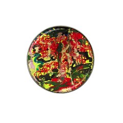 Red Country-1-2 Hat Clip Ball Marker by bestdesignintheworld