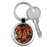 red country-1-2 Key Chain (Round) Front