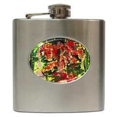 Red Country-1-2 Hip Flask (6 Oz) by bestdesignintheworld