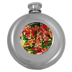 Red Country-1-2 Round Hip Flask (5 Oz) by bestdesignintheworld