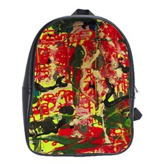 Red Country-1-2 School Bag (xl) by bestdesignintheworld