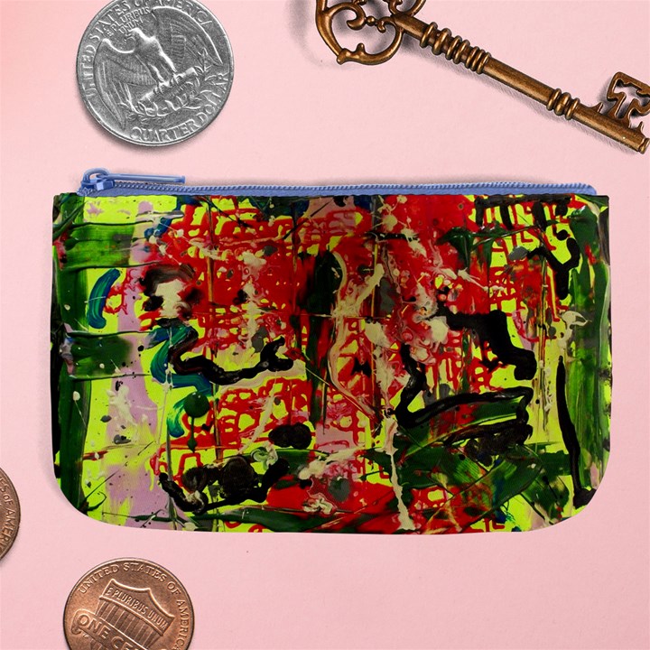 red country-1-2 Large Coin Purse