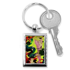 Red Country-1-1 Key Chain (rectangle) by bestdesignintheworld