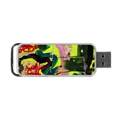 Red Country-1-1 Portable Usb Flash (one Side) by bestdesignintheworld