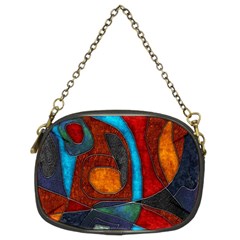 Abstract With Heart Chain Purse (two Sides) by bloomingvinedesign