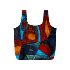 Abstract With Heart Full Print Recycle Bag (s) by bloomingvinedesign