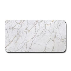 White Marble Texture Floor Background With Gold Veins Intrusions Greek Marble Print Luxuous Real Marble Medium Bar Mats by genx