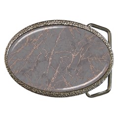 Marble Old Vintage Pinkish Gray With Bronze Veins Intrusions Texture Floor Background Print Luxuous Real Marble Belt Buckles by genx