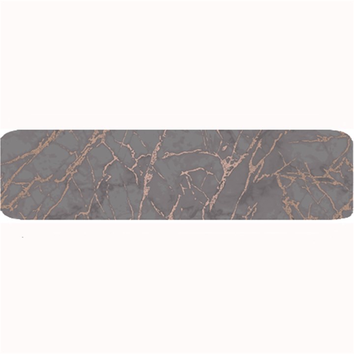 Marble Old vintage pinkish gray with bronze veins intrusions texture floor background print luxuous real marble Large Bar Mats