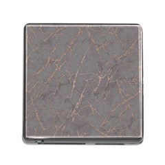 Marble Old Vintage Pinkish Gray With Bronze Veins Intrusions Texture Floor Background Print Luxuous Real Marble Memory Card Reader (square 5 Slot) by genx