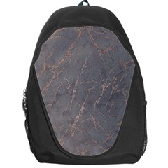 Marble Old Vintage Pinkish Gray With Bronze Veins Intrusions Texture Floor Background Print Luxuous Real Marble Backpack Bag by genx