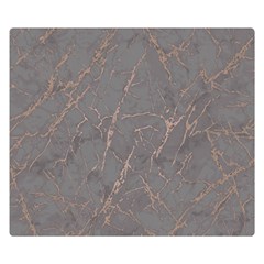 Marble Old Vintage Pinkish Gray With Bronze Veins Intrusions Texture Floor Background Print Luxuous Real Marble Double Sided Flano Blanket (small)  by genx