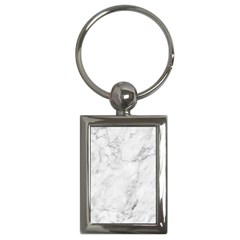 White Marble Texture Floor Background With Dark Gray Grey Texture Greek Marble Print Luxuous Real Marble Key Chain (rectangle) by genx