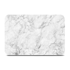 White Marble Texture Floor Background With Dark Gray Grey Texture Greek Marble Print Luxuous Real Marble Plate Mats by genx