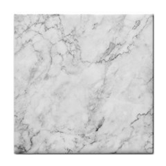 White Marble Texture Floor Background With Dark Gray Grey Texture Greek Marble Print Luxuous Real Marble Face Towel by genx