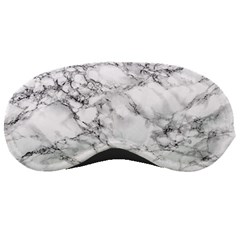 White Marble Texture Floor Background With Black Veins Texture Greek Marble Print Luxuous Real Marble Sleeping Mask by genx