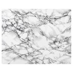 White Marble texture floor background with black veins texture greek marble print luxuous real marble Double Sided Flano Blanket (Medium)  60 x50  Blanket Front