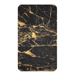 Black Marble texture with gold veins floor background print luxuous real marble Memory Card Reader (Rectangular) Front