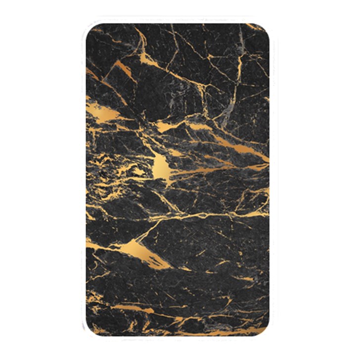 Black Marble texture with gold veins floor background print luxuous real marble Memory Card Reader (Rectangular)