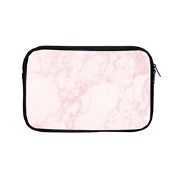 Pink Marble Texture Floor Background With Light Pink Veins Greek Marble Print Luxuous Real Marble  Apple Macbook Pro 13  Zipper Case by genx