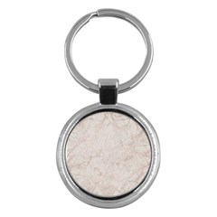 Pink Marble Beige Texture Floor Background With Shinny Pink Veins Greek Marble Print Luxuous Real Marble  Key Chain (round) by genx