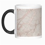 Pink Marble beige texture floor background with shinny pink veins greek marble print luxuous real marble. Morph Mugs Left