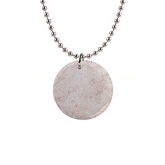 Pink Marble Beige Texture Floor Background With Shinny Pink Veins Greek Marble Print Luxuous Real Marble  1  Button Necklace by genx