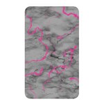 Marble light gray with bright magenta pink veins texture floor background retro neon 80s style neon colors print luxuous real marble Memory Card Reader (Rectangular) Front