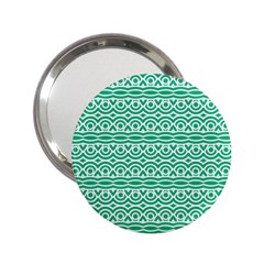 Pattern Green 2 25  Handbag Mirrors by Mariart