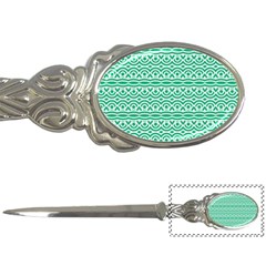 Pattern Green Letter Opener