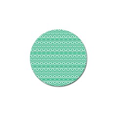 Pattern Green Golf Ball Marker (4 Pack)