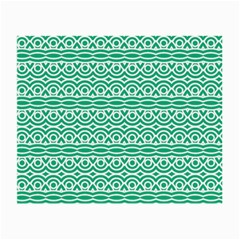 Pattern Green Small Glasses Cloth (2 Sides) by Mariart