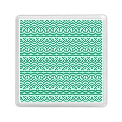 Pattern Green Memory Card Reader (square) by Mariart