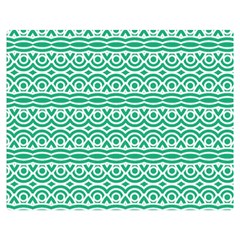 Pattern Green Double Sided Flano Blanket (medium)  by Mariart