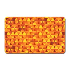 Background Triangle Circle Abstract Magnet (rectangular) by HermanTelo