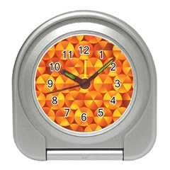 Background Triangle Circle Abstract Travel Alarm Clock