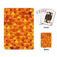 Background Triangle Circle Abstract Playing Cards Single Design (rectangle)