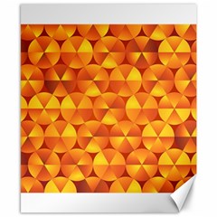 Background Triangle Circle Abstract Canvas 8  X 10  by HermanTelo