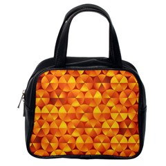 Background Triangle Circle Abstract Classic Handbag (one Side)