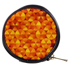 Background Triangle Circle Abstract Mini Makeup Bag