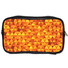 Background Triangle Circle Abstract Toiletries Bag (two Sides)