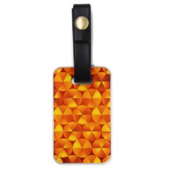 Background Triangle Circle Abstract Luggage Tag (one Side) by HermanTelo