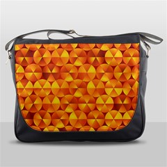 Background Triangle Circle Abstract Messenger Bag by HermanTelo