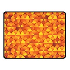 Background Triangle Circle Abstract Double Sided Fleece Blanket (small)  by HermanTelo