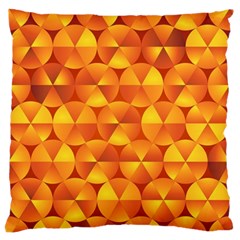 Background Triangle Circle Abstract Standard Flano Cushion Case (one Side) by HermanTelo