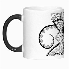 Elegant Decorative Abstract Flower Morph Mugs by FantasyWorld7