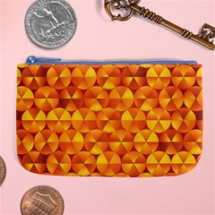 Background Triangle Circle Abstract Large Coin Purse