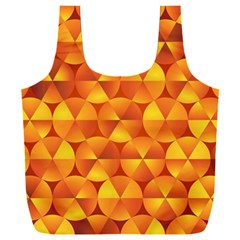 Background Triangle Circle Abstract Full Print Recycle Bag (xxl) by HermanTelo