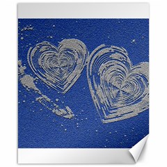 Heart Love Valentines Day Canvas 16  X 20 