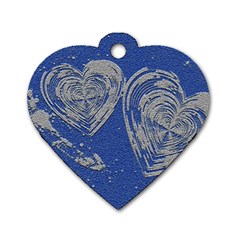 Heart Love Valentines Day Dog Tag Heart (two Sides)